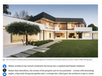 The West Australian: Dalkeith Residence (Alterations and Additions)