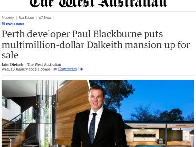 The West Australian: Dalkeith Residence for Sale