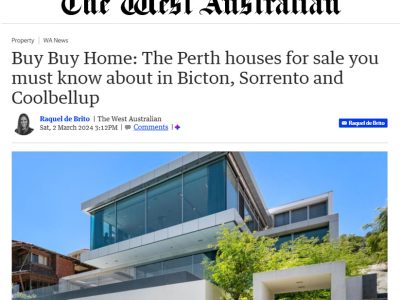The West Australian: Bicton Residence for sale